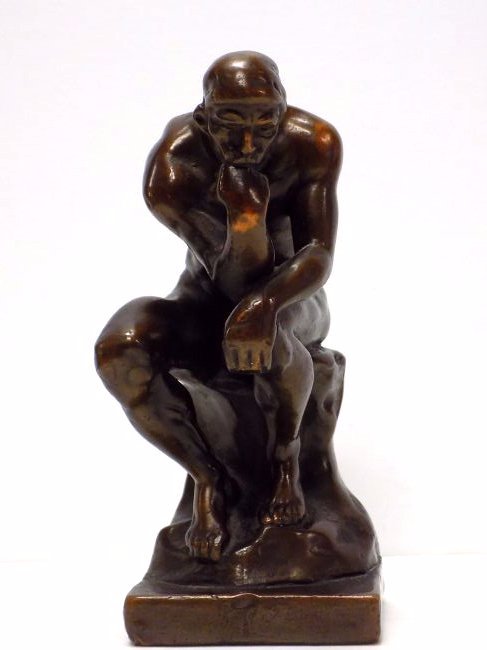 LE PENSEUR PAR RODIN - BRONZE THINKER (1 of 4)