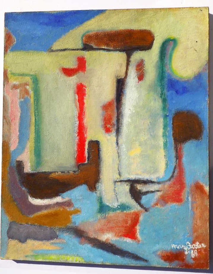 MARY FOSTER - MIDCENTURY ABSTRACT PAINTING Mary Foster (1 of 2)