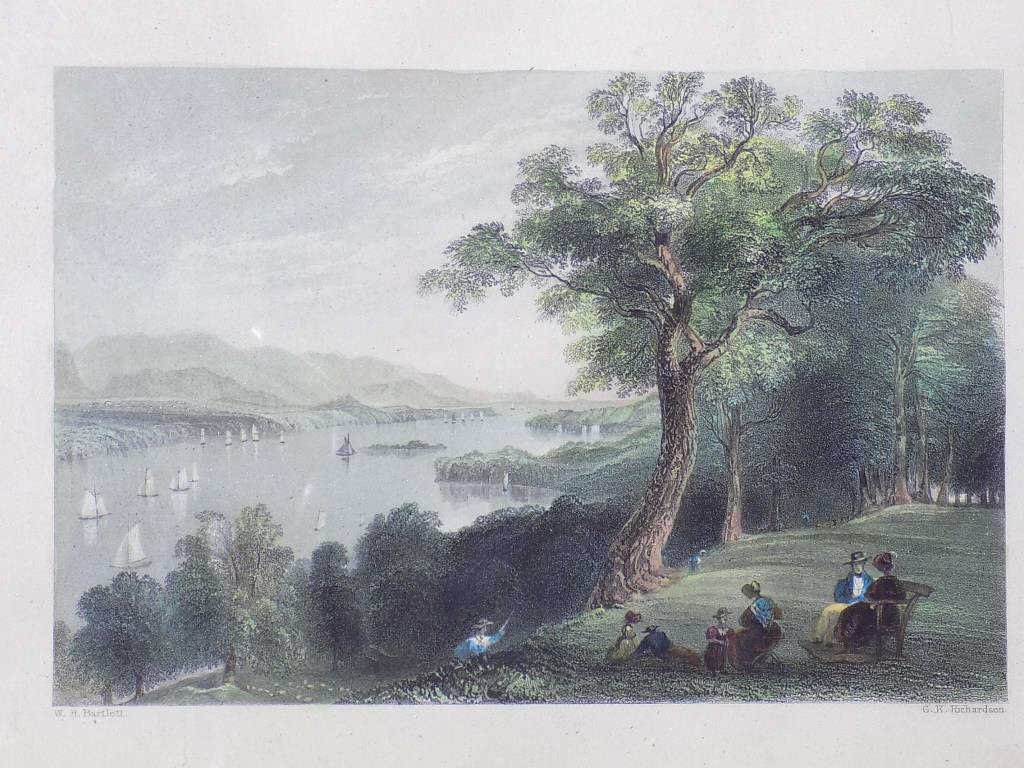 BARTLETT - HUDSON RIVER HYDE PARK ENGRAVING Geo Virtue (1 of 4)