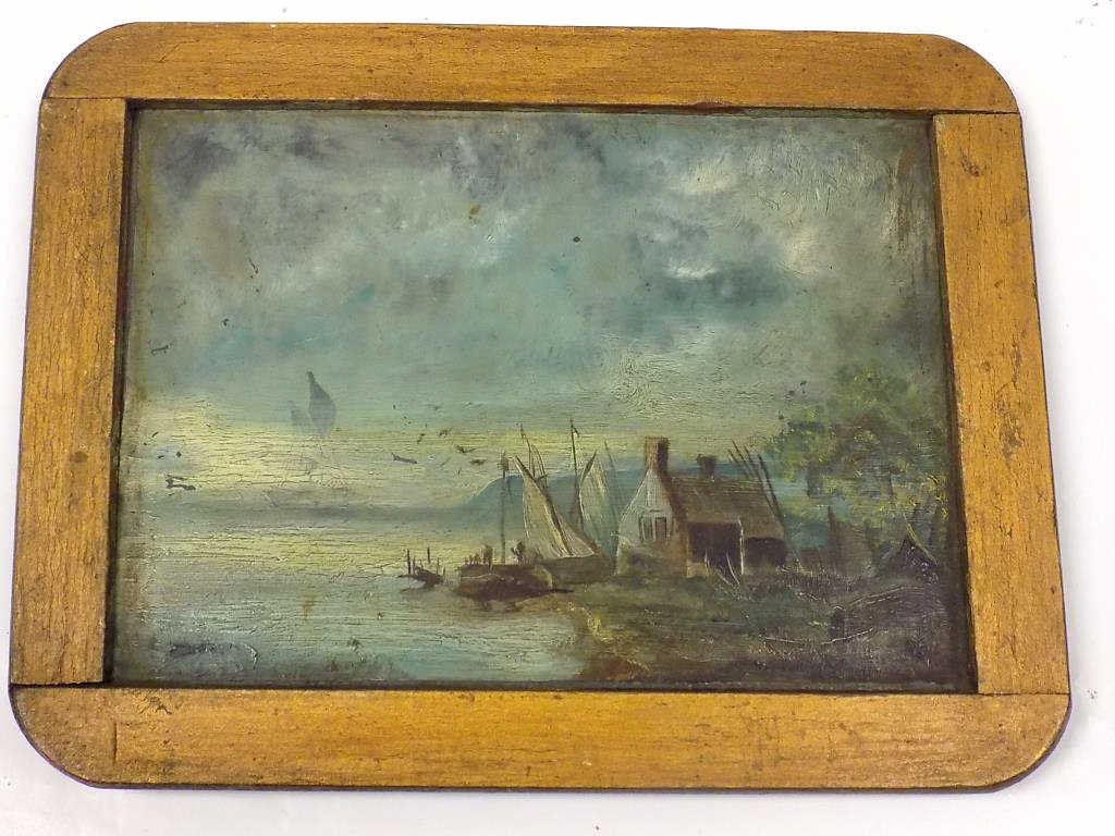 19TH CENTURY SEASCAPE PAINTING 19th Century Dutch (1 of 2)