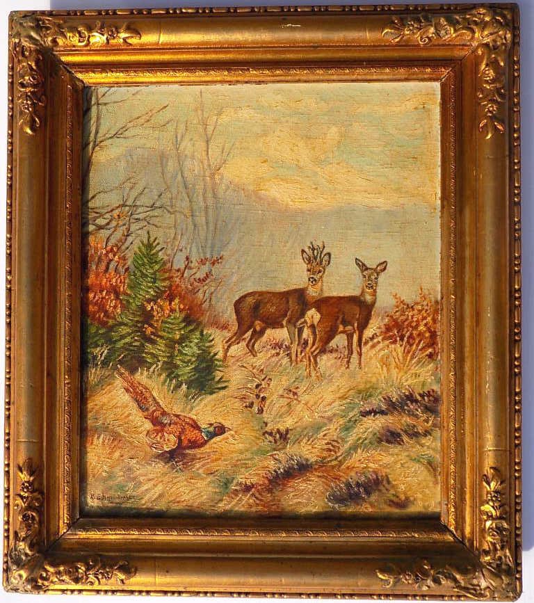 K. SCHWEINBERGER - WILDLIFE PAINTING K. Schweinberger (1 of 3)