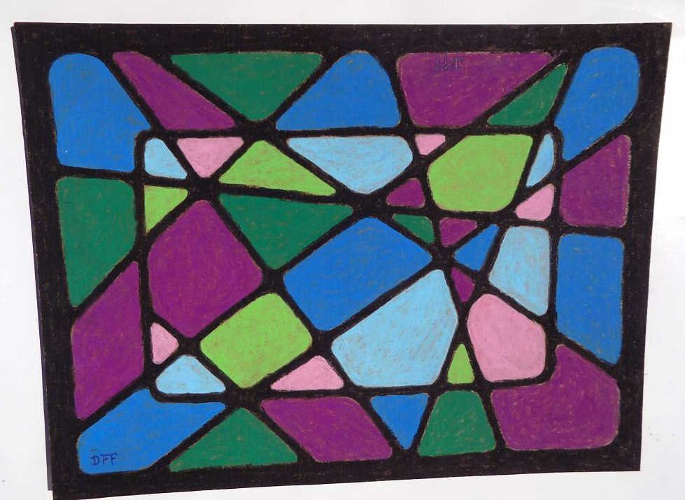 DOROTHY FOSTER - ABSTRACT PASTEL DRAWING Dorothy Foster (1 of 1)