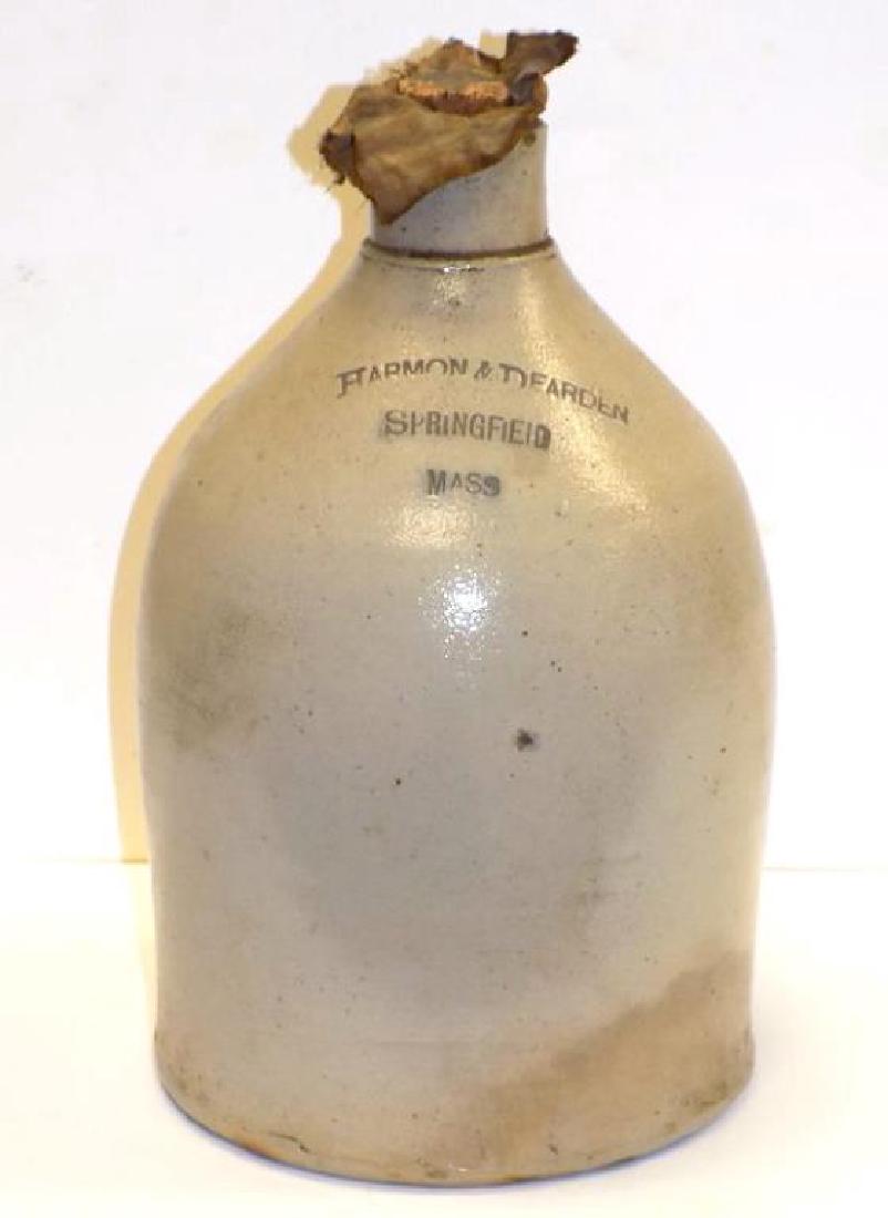 HARMON & DEARDEN SPRINGFIELD MASS JUG 19th Century (1 of 3)