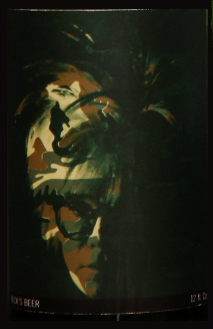 Self-Portrait: Closed bottle. Front label displays the self-portrait and the back label displays the year. Each bottle comes with their own showcase. (does not include bottle in the picture)