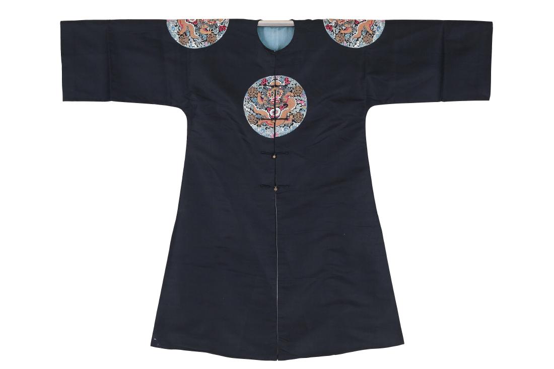 An Imperial offical Robe, Guangxu Period: Length:125cm. Provenance: Collection of Jeff Chang
