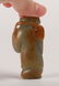 A CARVED WHITE JADE BOY HOLDING LOTUS, QING DYNASTY - 3