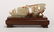 A FINE WHITE JADE DECORATION, QING DYNASTY - 2