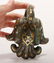 A GOLD AND SILVER INLAID BRONZE PHOENIX SHAPED - 6