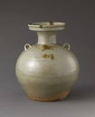 A YUEYAO 'HEBAN' GLAZED VASE,EASTERN JING DYNASTY