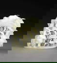 A FINE WHITE JADE OPENWORK EGRET FOOD VESSEL 'DING', MING DYNASTY