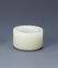 A WHITE JADE ARCHER'S RING, QING DYNASTY