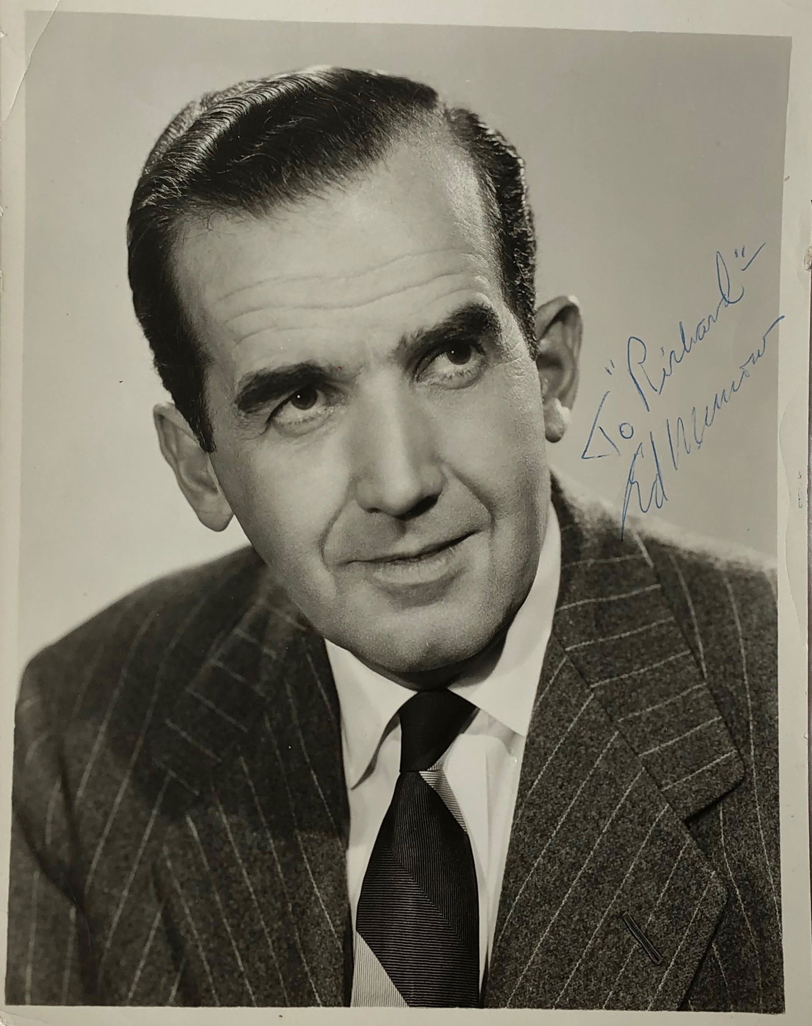 Edward R. Murrow Signed Photo Oct 11, 2019 One of A Kind