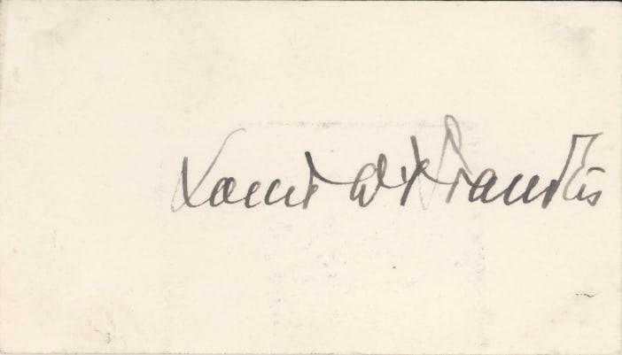 Louis Brandeis Signed Card (1 of 1)