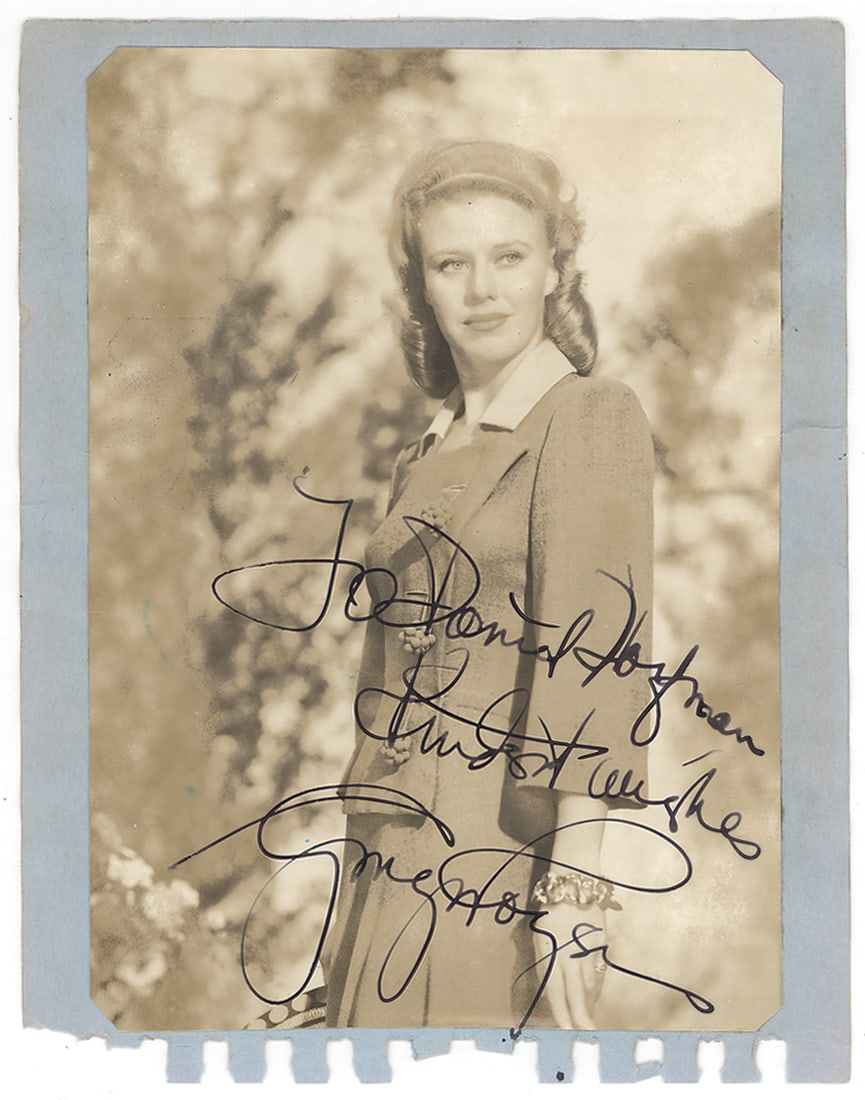 Vintage 40's Ginger Rogers Signed Photo (1 of 1)