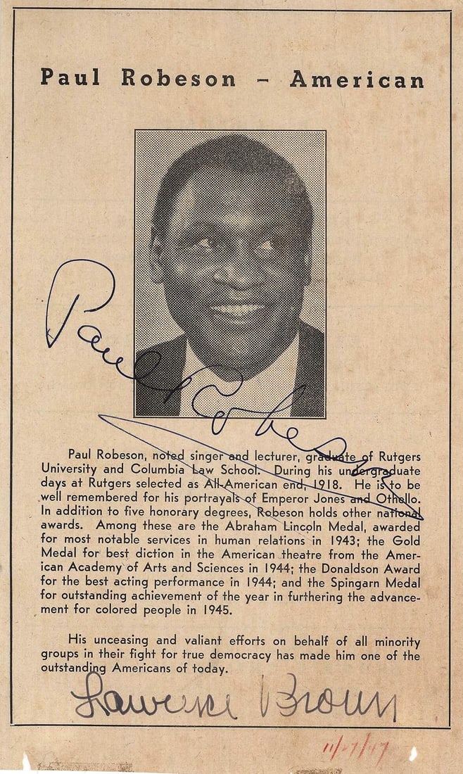 Paul Robeson (Collection-Othello) (1 of 7)