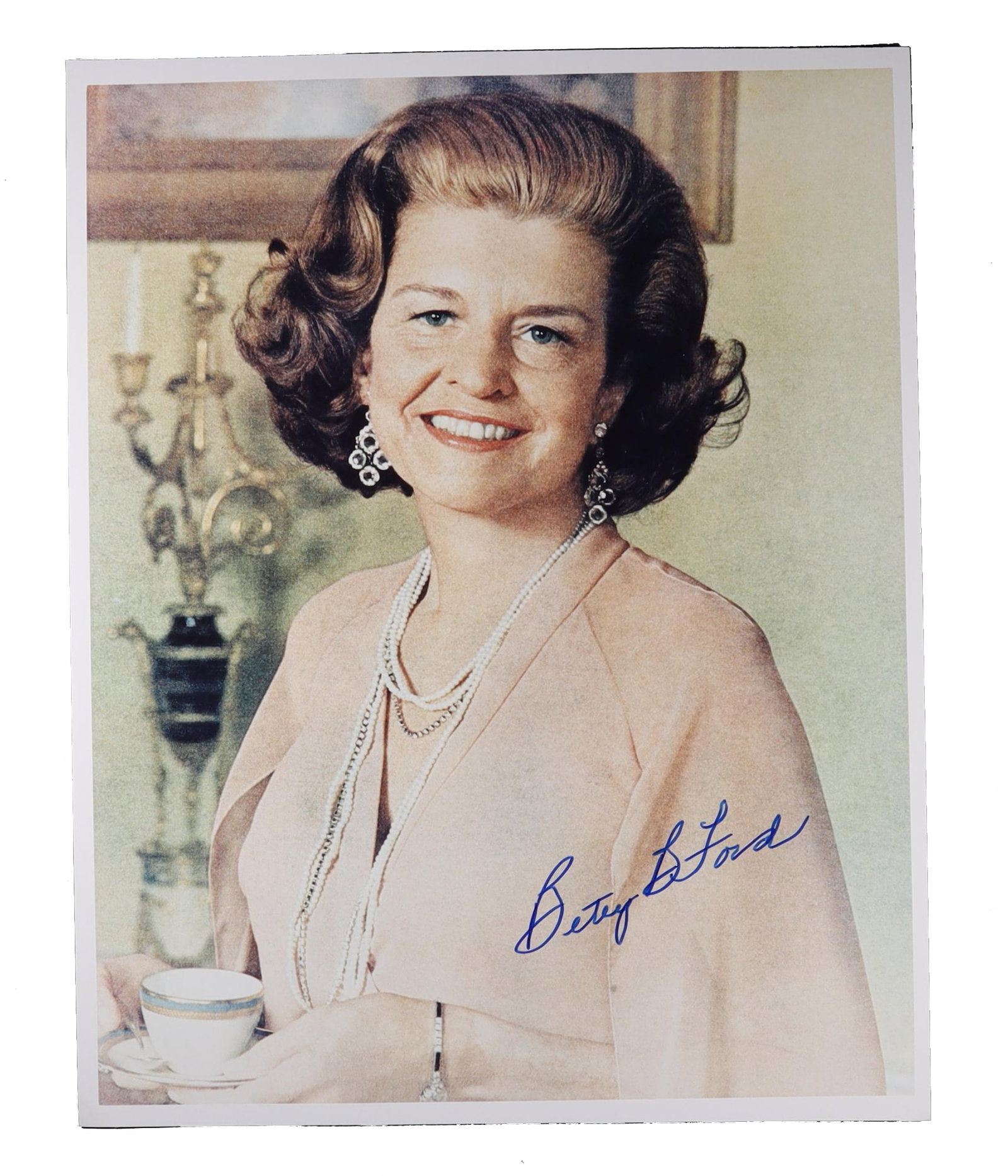 Betty Ford Signed Official Color Portrait Photograph as First Lady (1 of 1)