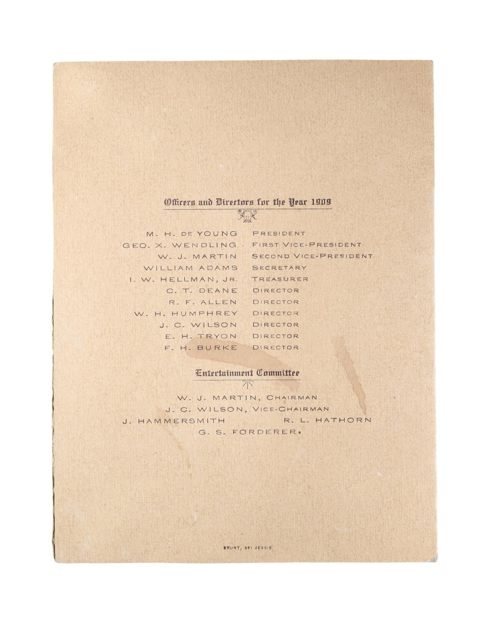 1924 DEMOCRATIC NATIONAL CONVENTION ACTIVE PRESS TICKET, NINTH SESSION, MAIN FLOOR New York, June 24 (1 of 1)
