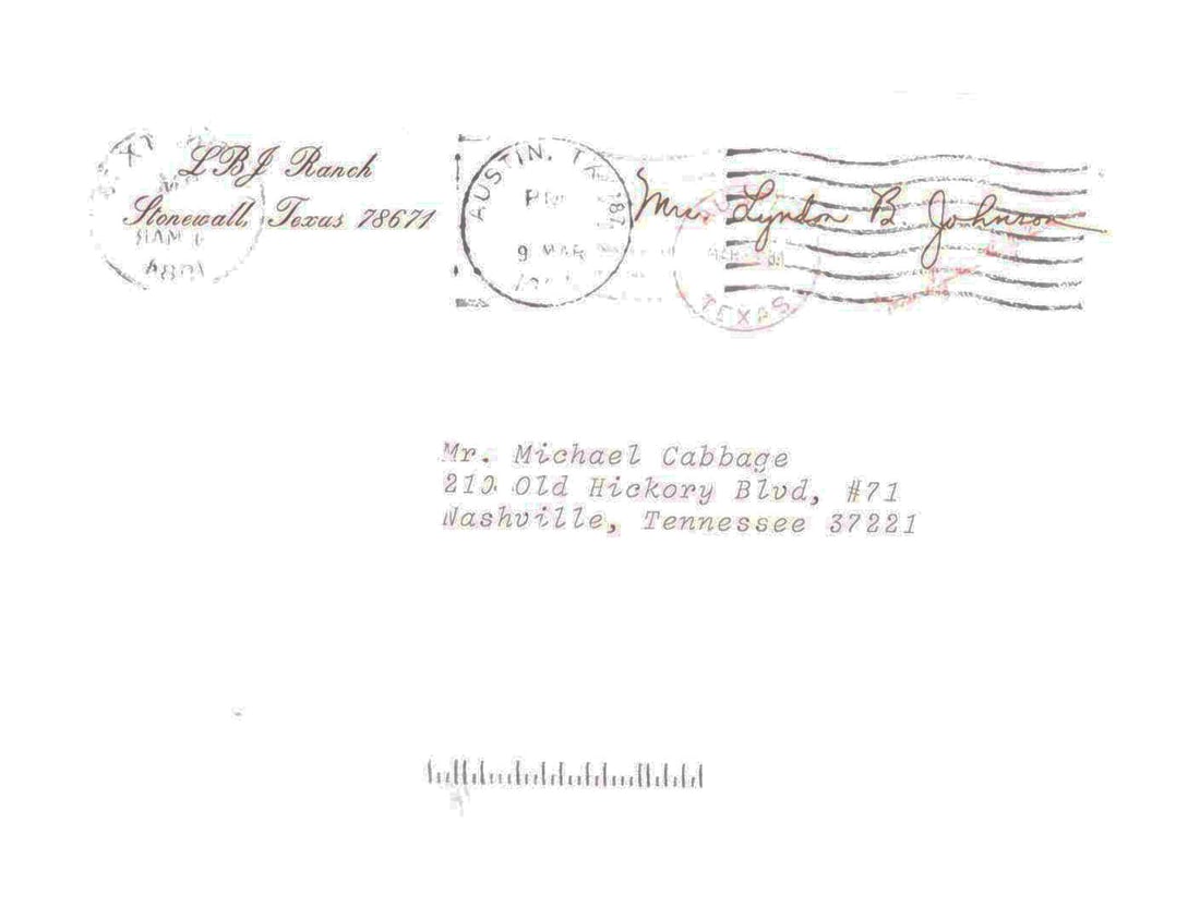 LBJ WHITE HOUSE EPHEMERA GROUP: Reception Invitation, State Luncheon Guest List, Christmas Card (1 of 4)