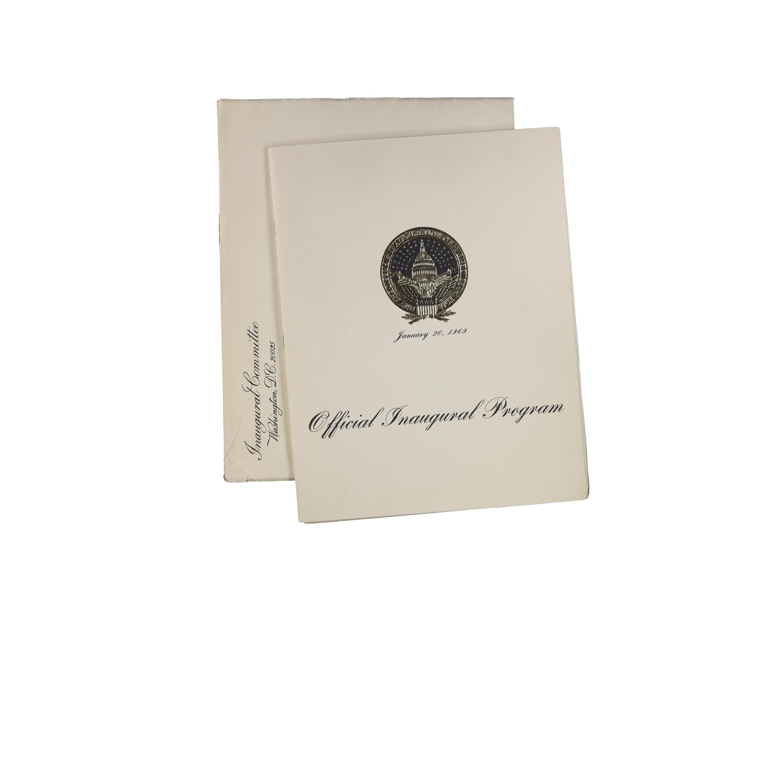 Nixon First Inaugural 1969 Official Inaugural Program, Two Copies (1 of 2)