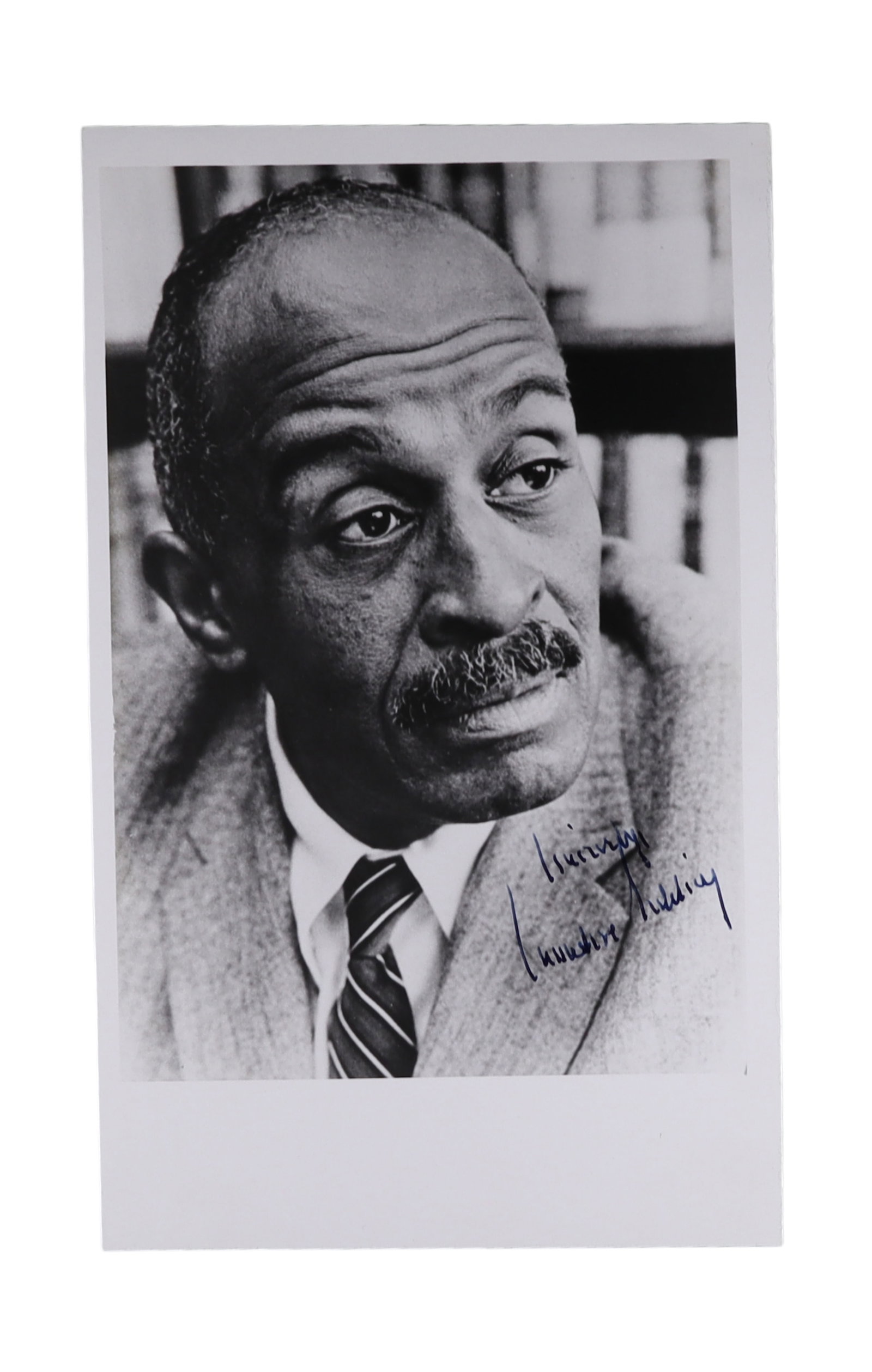 Bayard Rustin Signed Portrait Photograph Chief Organizer of the March on Washington and Unsung (1 of 1)