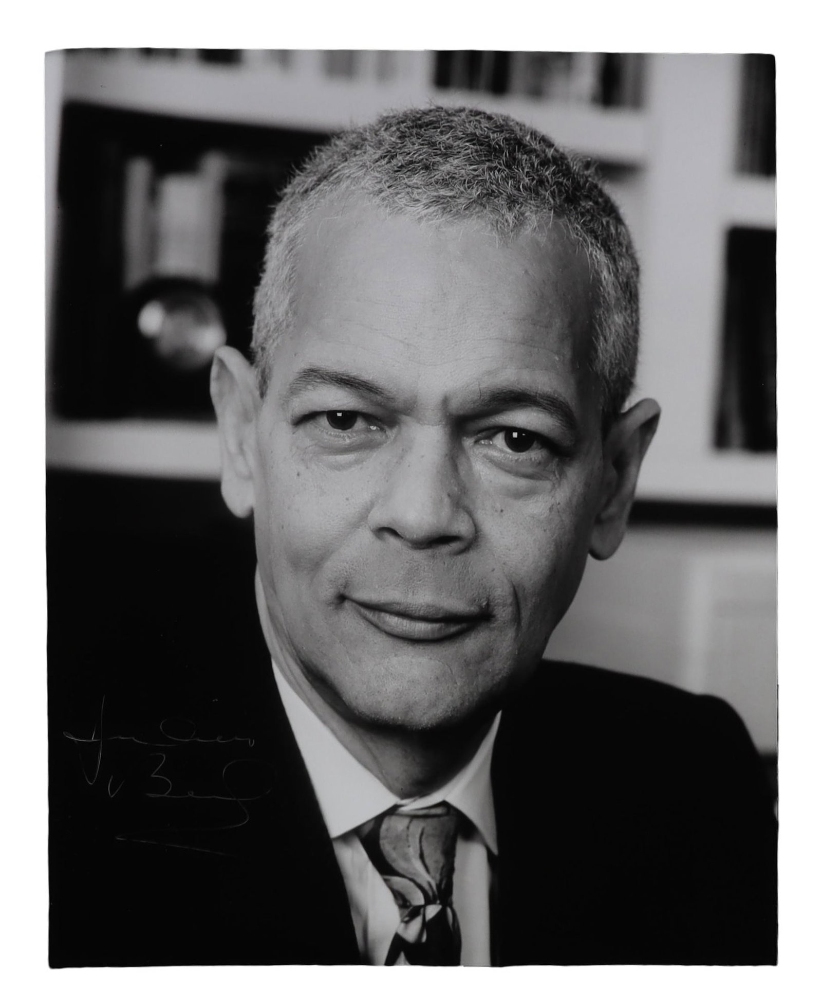 Julian Bond Signed Portrait Photograph (1 of 1)