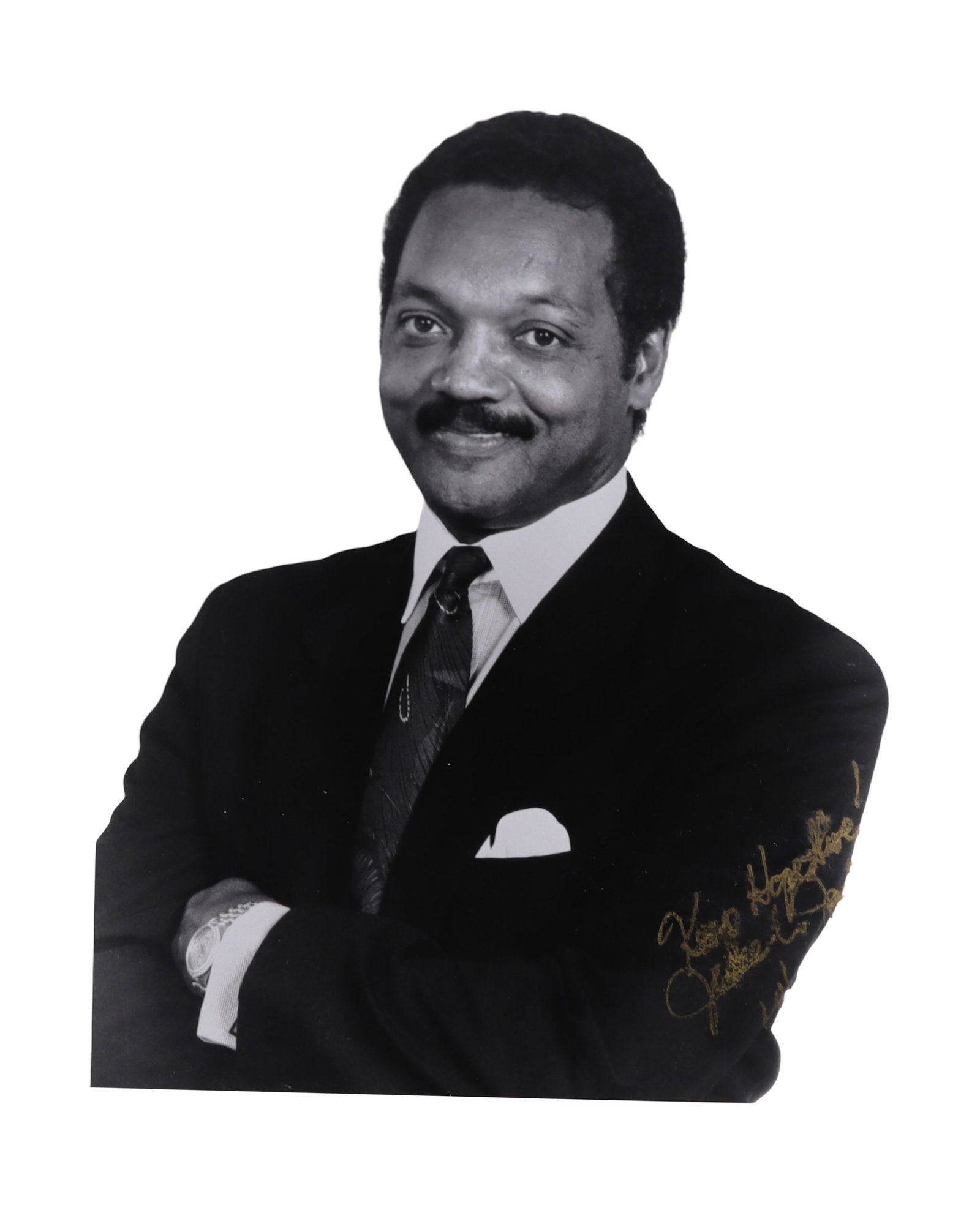 Jesse Jackson Signed Portrait Photograph, Inscribed "Keep Hope Alive" Among the most recognizable (1 of 1)