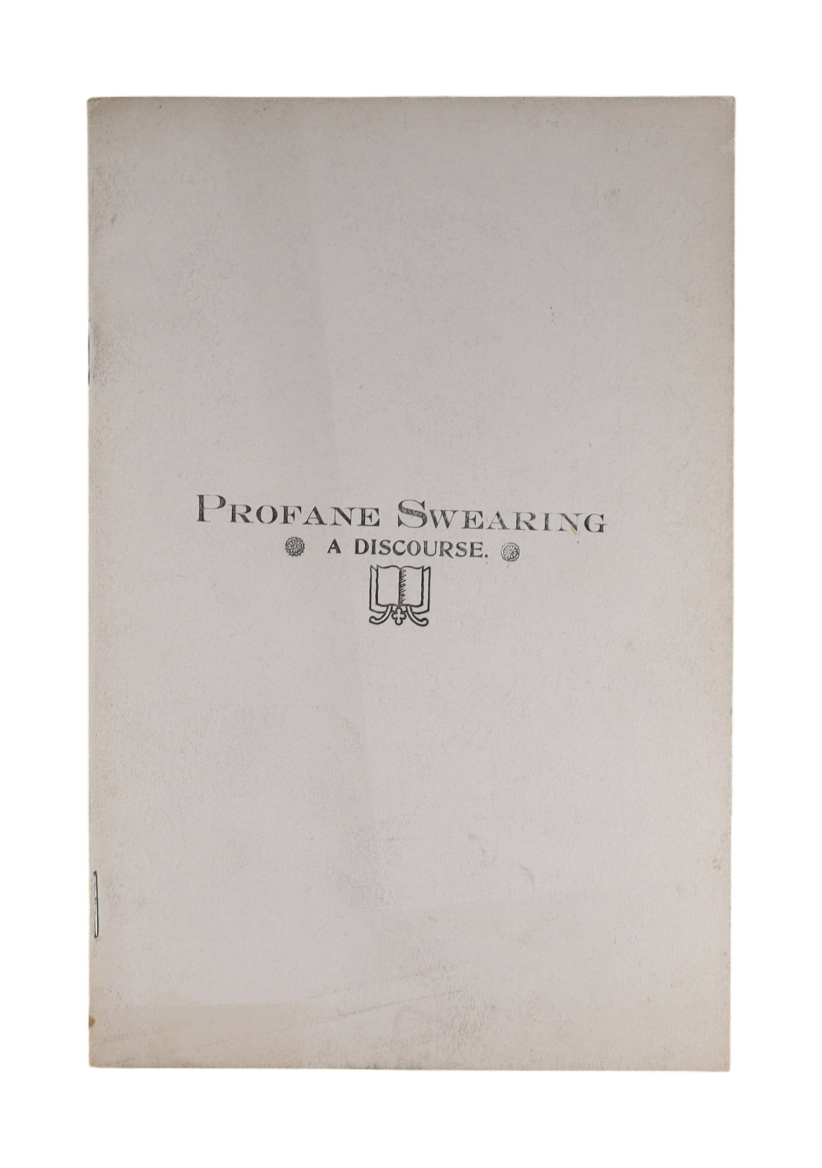 Edgar A. Altland "Profane Swearing: A Discourse," Heidelberg Press Scarce Privately Printed (1 of 2)