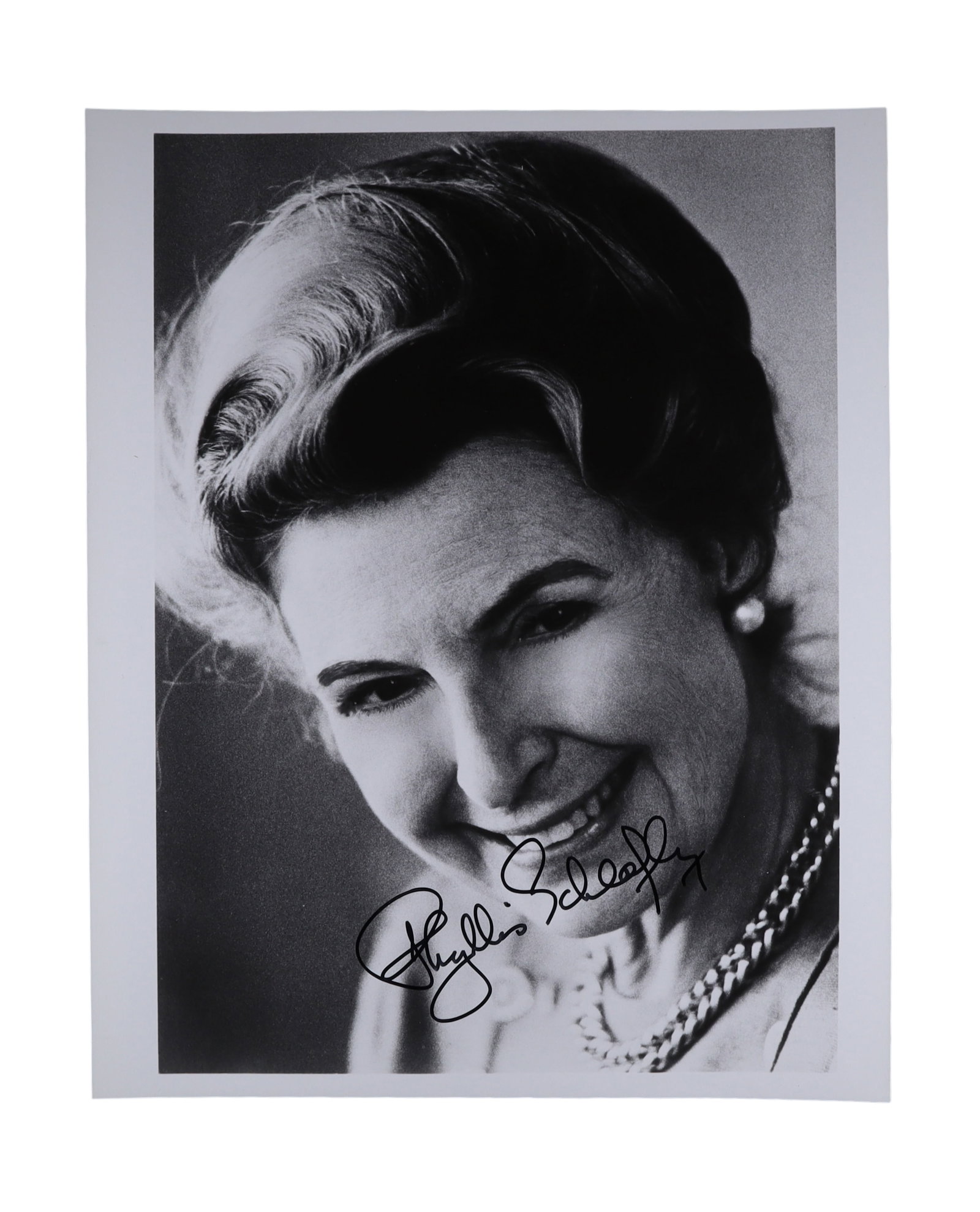 Phyllis Schlafly: Two Signed Portrait Photographs Conservative Activist and Opponent of the Equal (1 of 2)