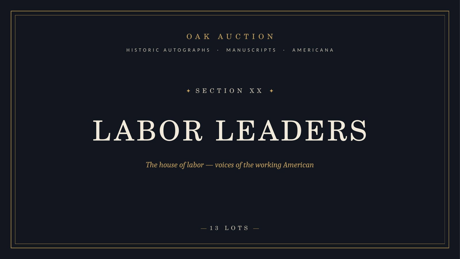 Labor Leaders - The house of labor- voices of the working American (1 of 1)