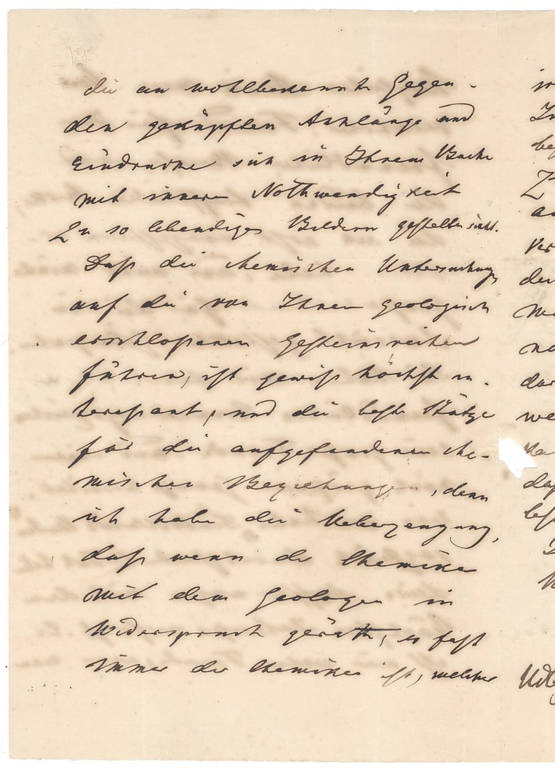 Alexander von Humboldt ALS, 3 Pages, November 23, 1853, In German (1 of 3)