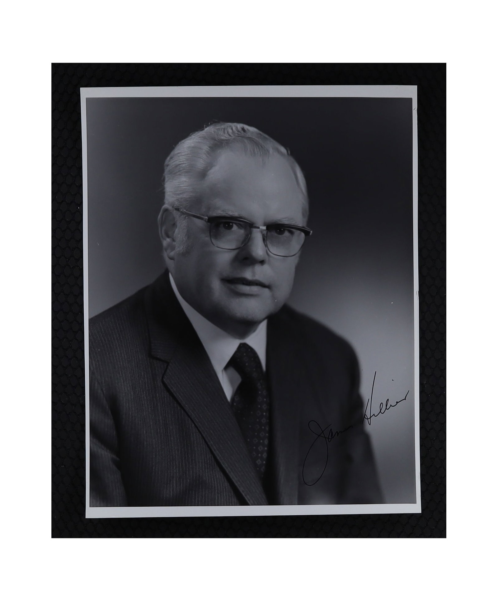James Hillier Signed Photograph: Builder of North America's First Electron Microscope (1 of 1)
