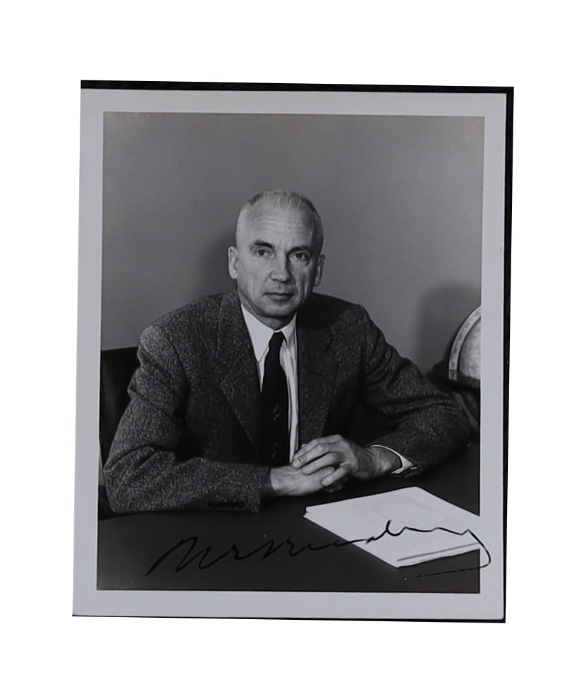 Norris Bradbury Signed Photograph: Director of Los Alamos, 1945 1970 (1 of 1)