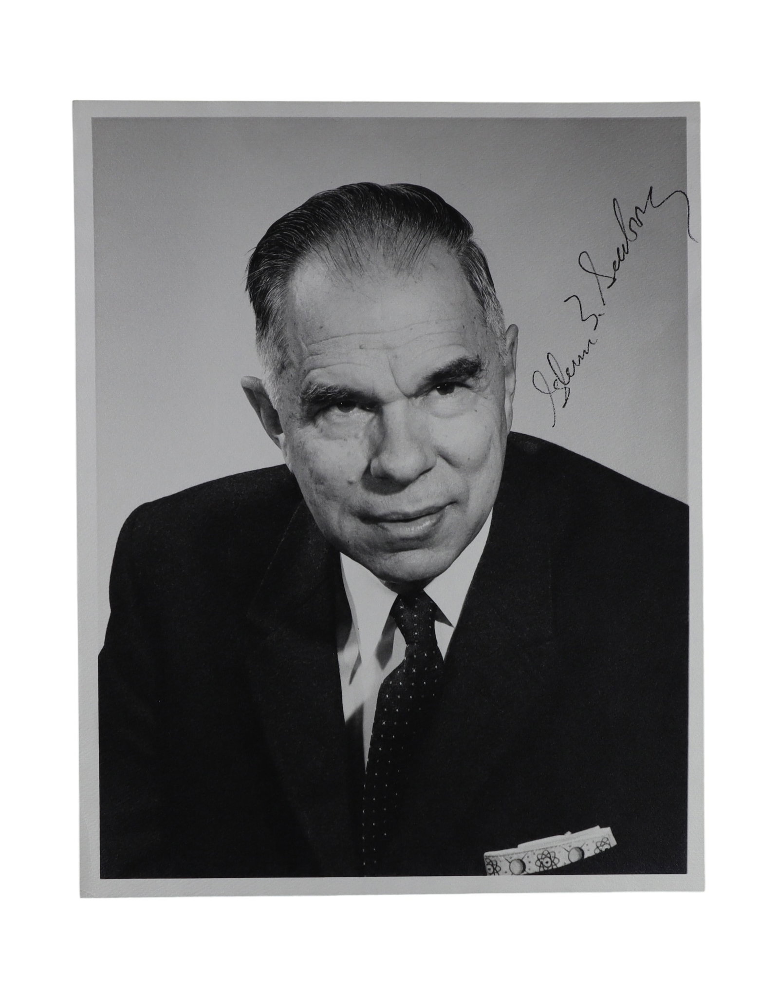 Glenn T. Seaborg Signed Photograph: Nobel Laureate, Discoverer of Plutonium, AEC Chairman (1 of 1)