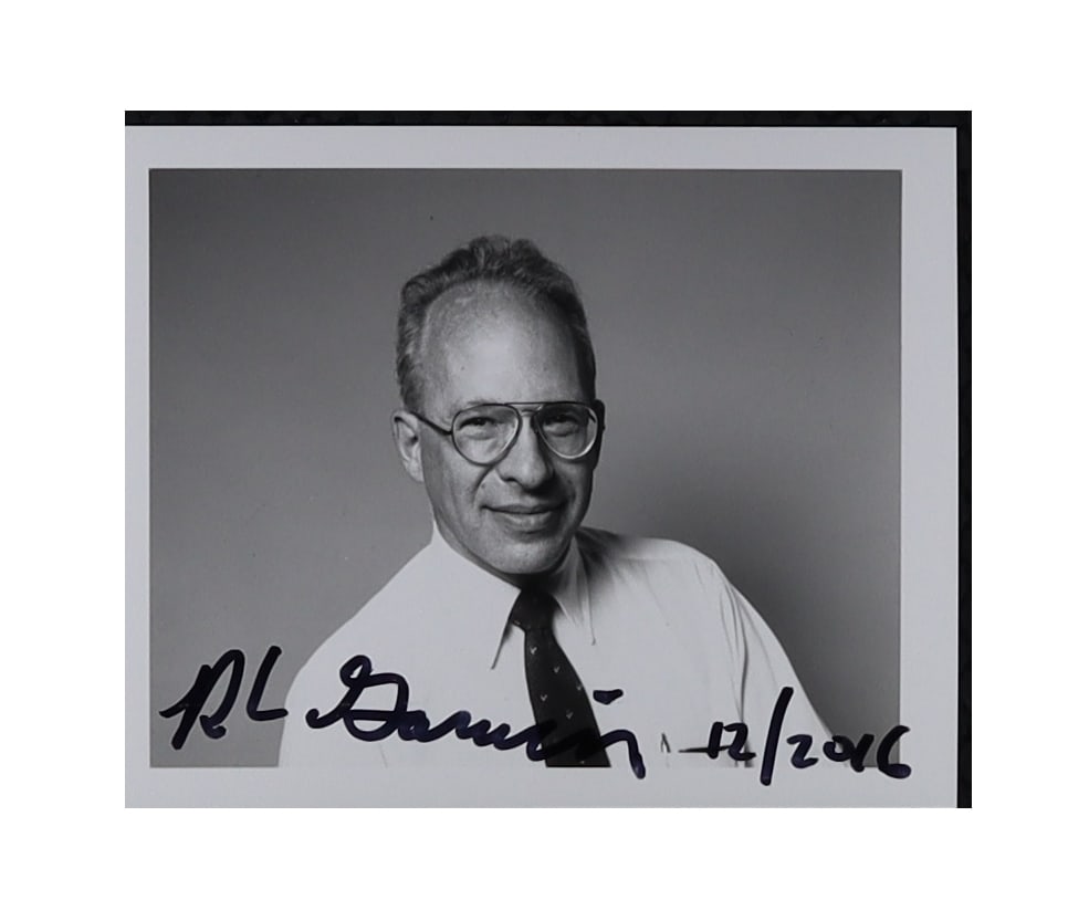 Richard Garwin Signed and Dated Photograph: H Bomb Designer and Spy Satellite Pioneer: Richard Garwin Signed and Dated: H Bomb Designer and Spy Satellite Pioneer. Richard L. Garwin (1928-2024), American physicist who, at the age of 23, designed the physical configuration of "Mike," the 