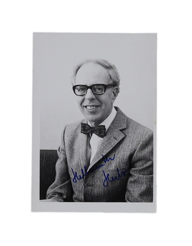 C. Hellmuth Hertz Signed Photograph Co Inventor of Medical Ultrasound (1 of 1)