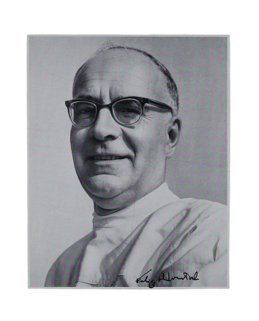 Felix Wankel Signed Photograph: Inventor of the Rotary Engine (1 of 1)