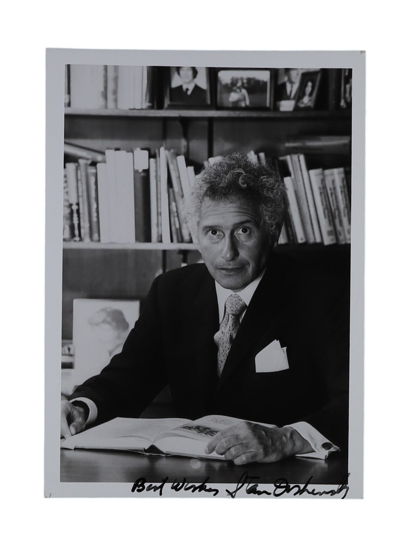 Stanford R. Ovshinsky Signed and Inscribed Photograph: Inventor of the NiMH Battery and Rewritable (1 of 1)