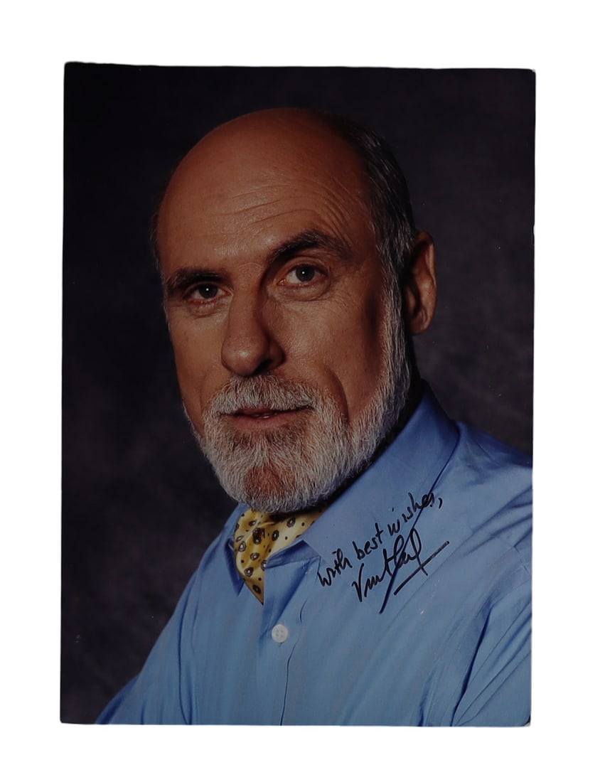 Vint Cerf Signed Color Portrait Photograph Co Creator of TCP/IP and Father of the Internet (1 of 1)