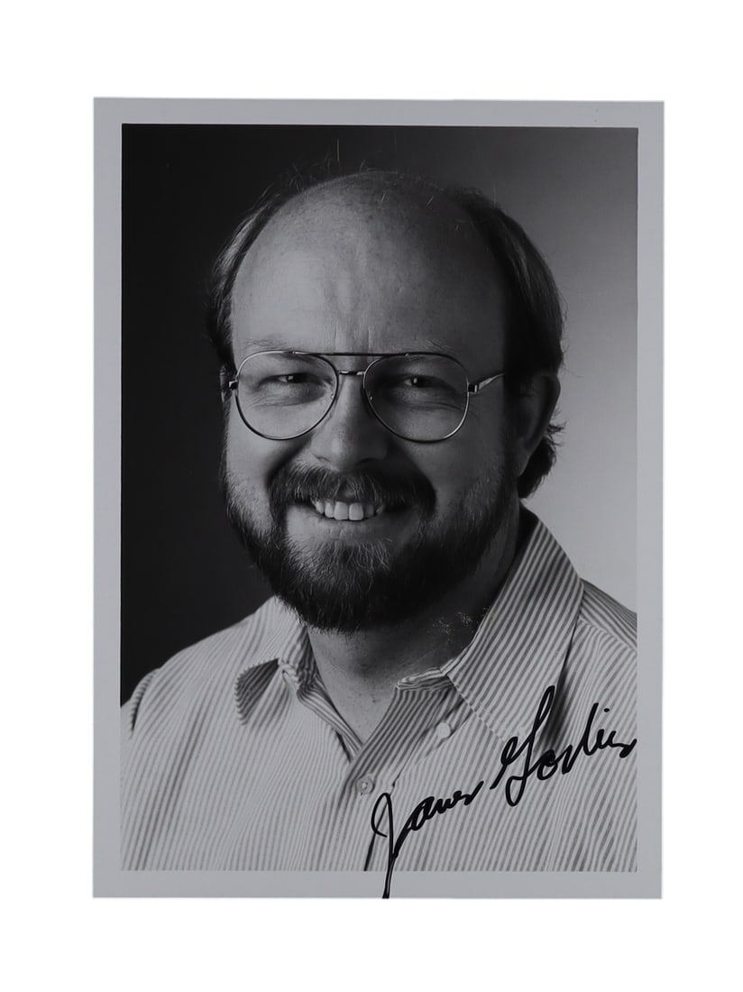James Gosling Signed Sun Microsystems Portrait Photograph Creator of the Java Programming Language (1 of 2)