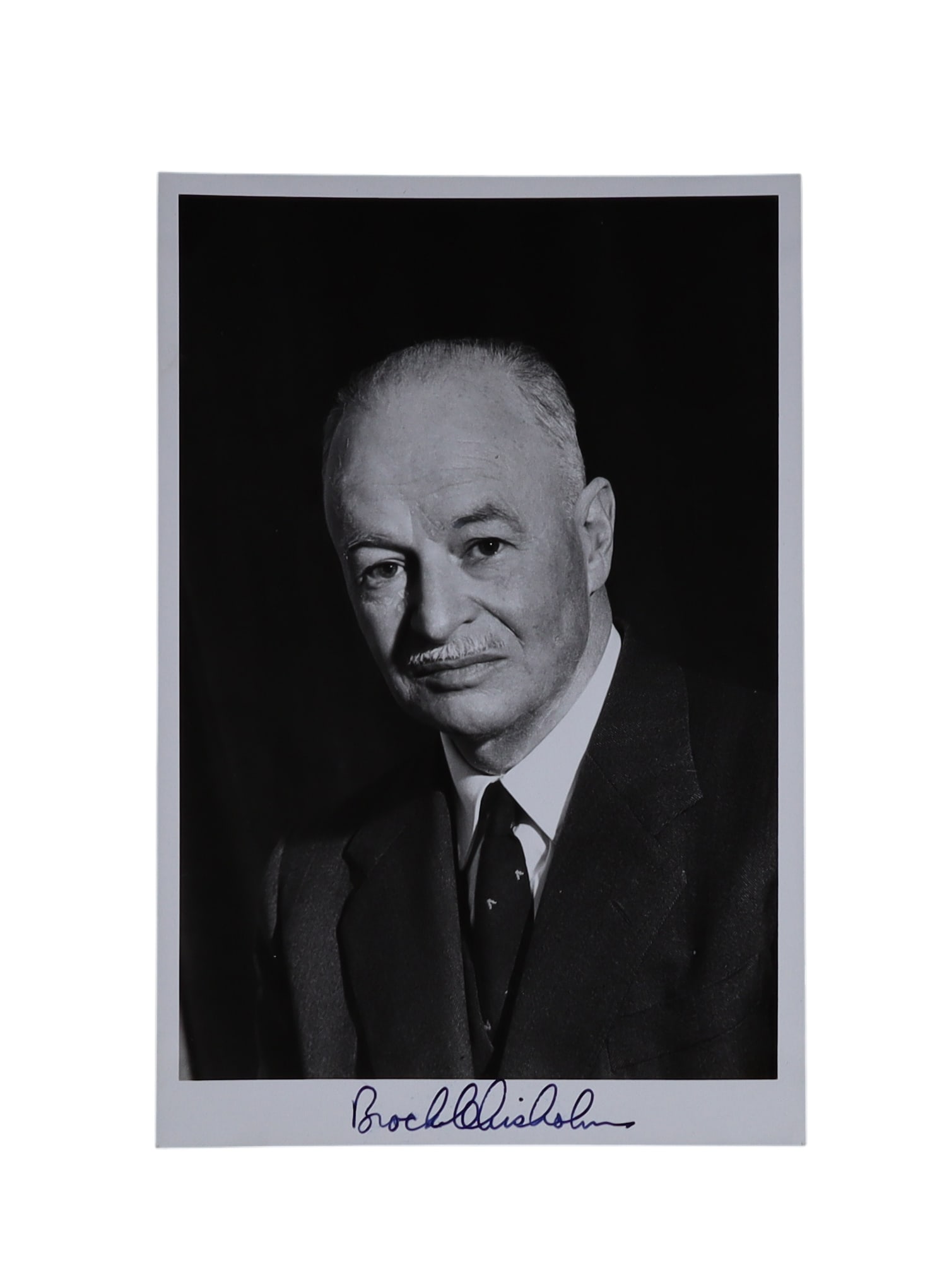 Brock Chisholm Signed Photograph: Founding Director General of the World Health Organization (1 of 1)