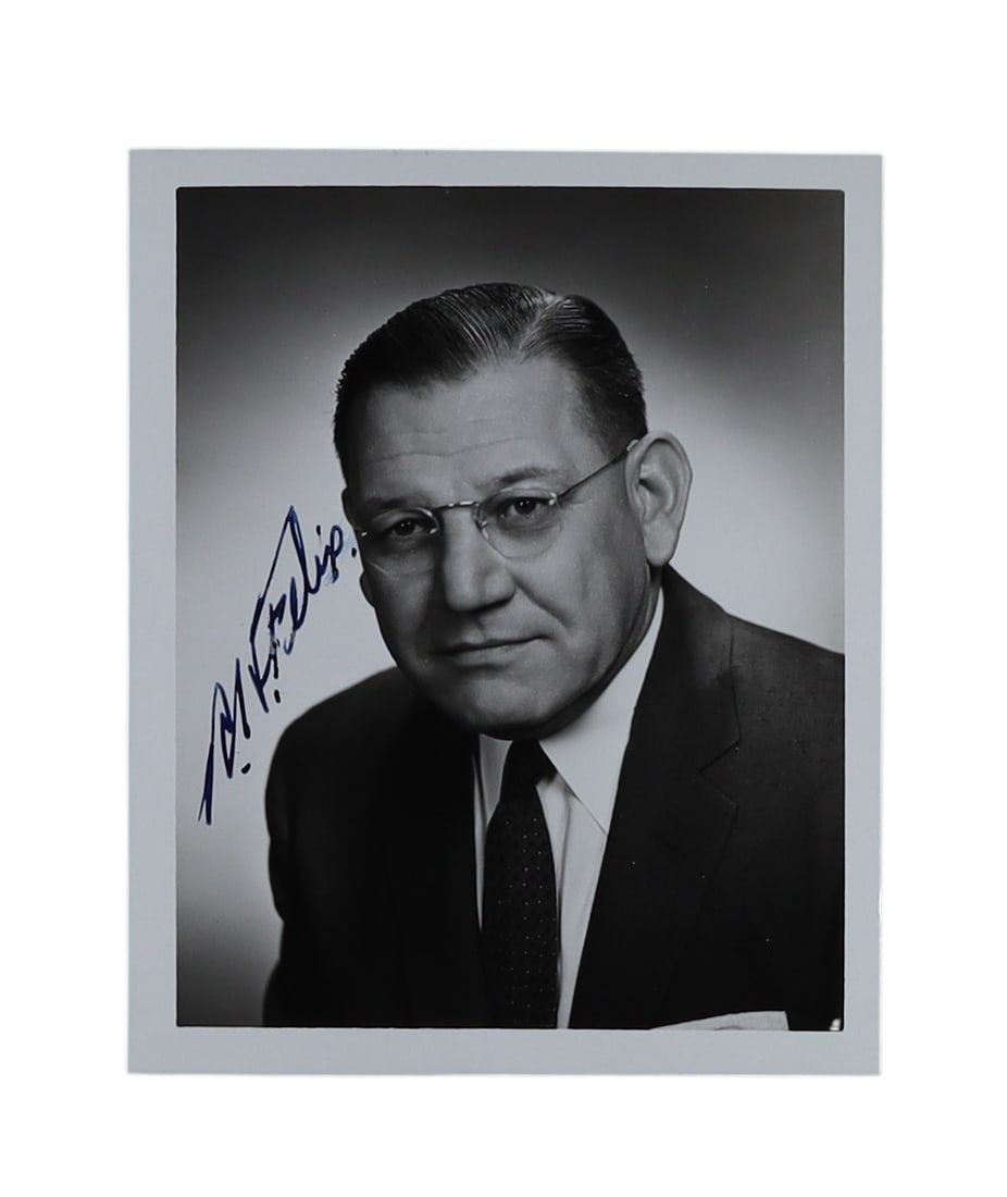 Robert H. Felix Signed Photograph: Founding Director of the National Institute of Mental Health: Robert H. Felix Signed: Founding Director of the National Institute of Mental Health Robert H. Felix (1904-1990), psychiatrist and the founding director of the National Institute of Mental Health, whi