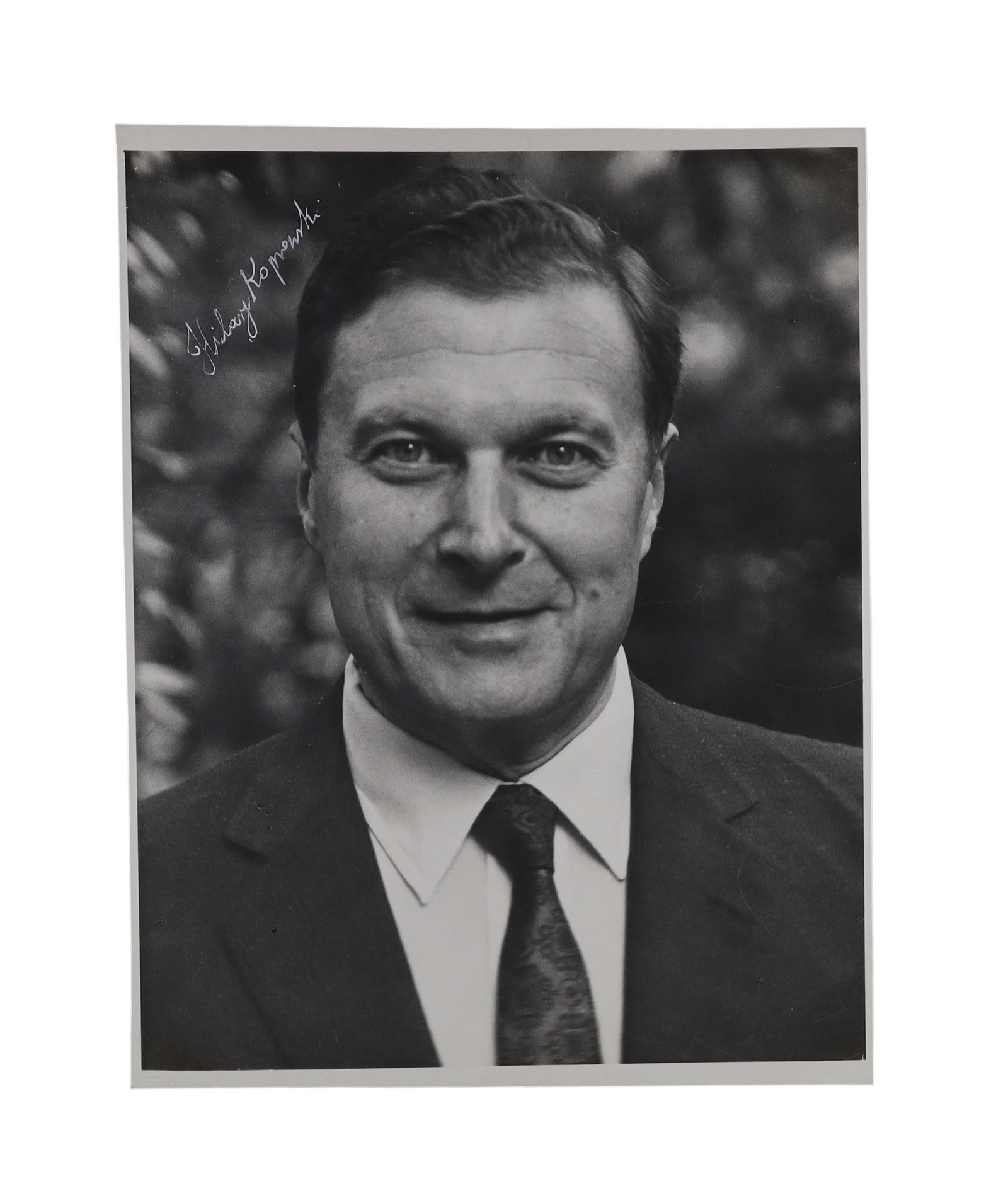 Hilary Koprowski Signed Photograph Creator of the World's First Effective Live Polio Vaccine (1 of 2)