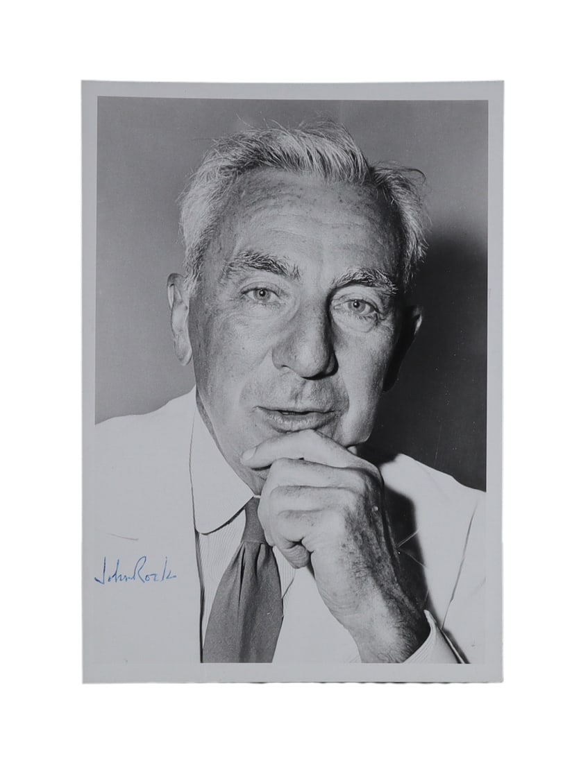 John Rock Signed Photograph Co Developer of the Oral Contraceptive Pill (1 of 1)