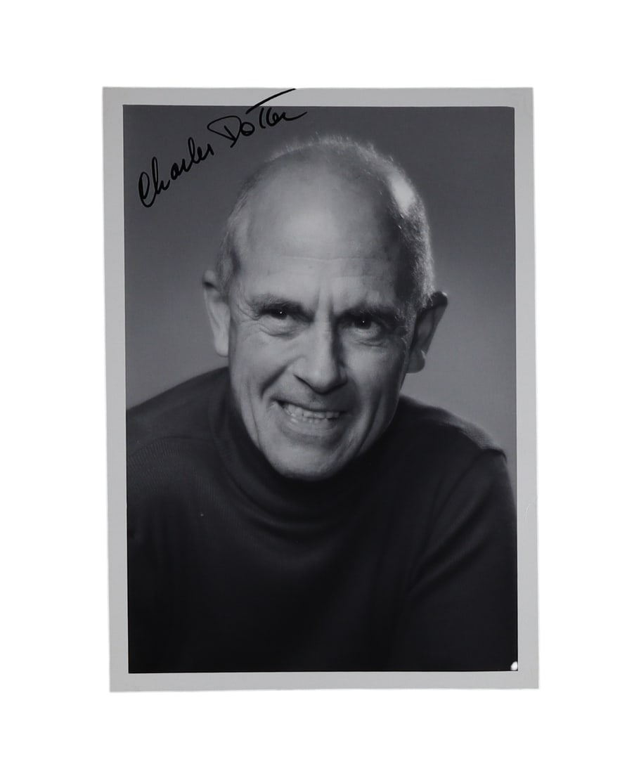Charles Dotter Signed Photograph: The Father of Interventional Radiology Who Described Angioplasty: Charles Dotter Signed: The Father of Interventional Radiology Who Described Angioplasty Charles Dotter (1920-1985), the radiologist who pioneered interventional radiology and first described and perfo