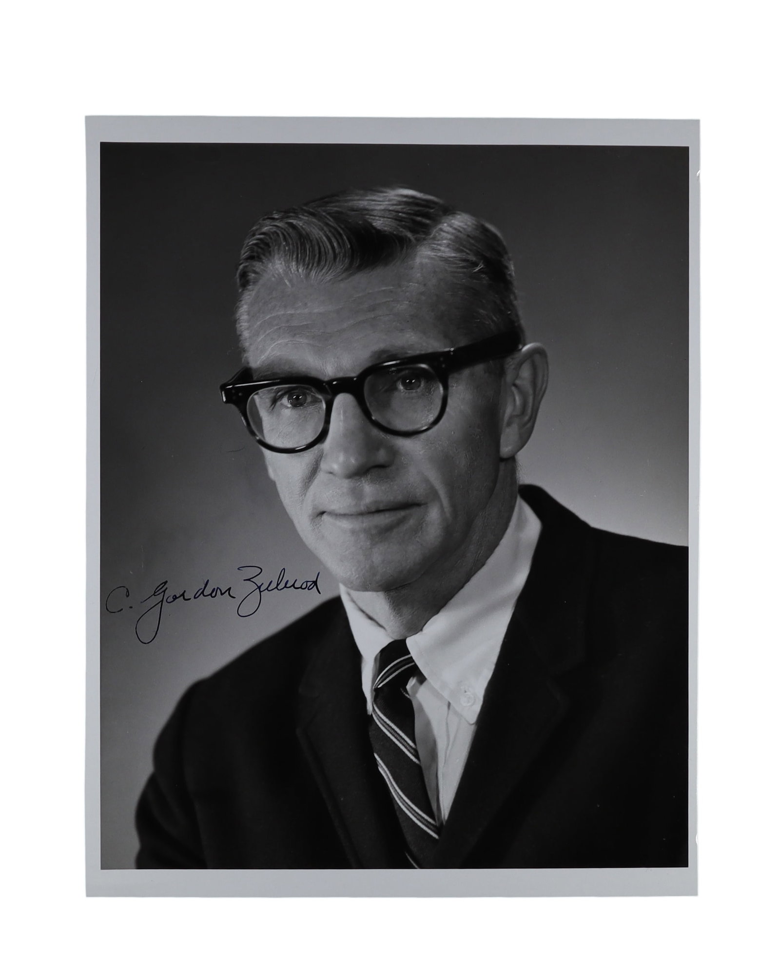 C. Gordon Zubrod Signed Photograph Pioneer of Cancer Chemotherapy (1 of 1)