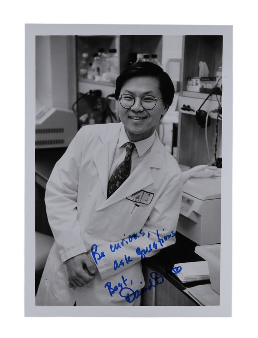 Be Curious, Ask Questions David Ho Signed Photograph: The AIDS Researcher Who Changed HIV from (1 of 1)