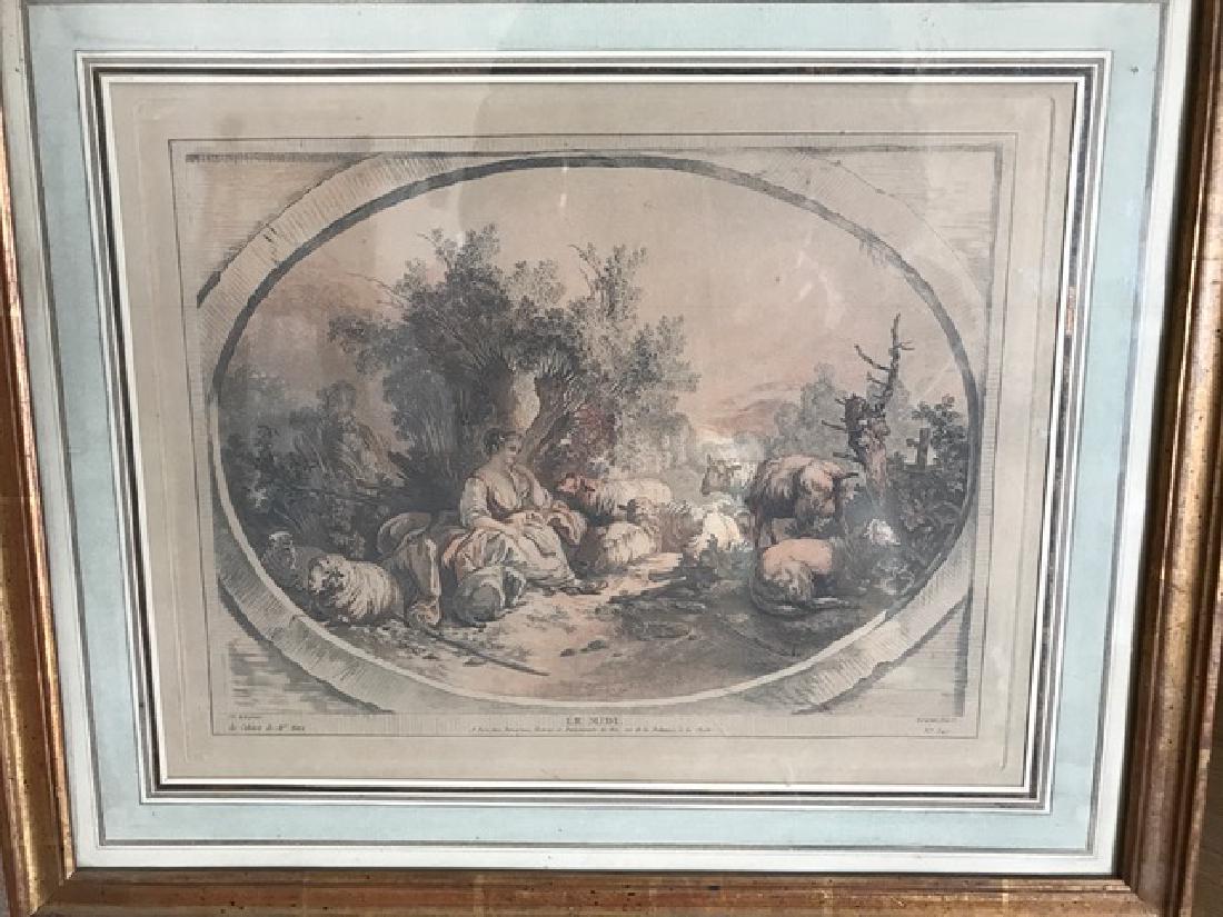 Jean-Baptiste HUET (1745-1811), d’après Le matin, le (1 of 4)