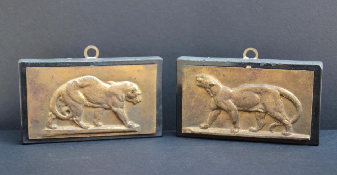 Dans le goût de Paul JOUVE Panthères en marche Paire de (1 of 1)