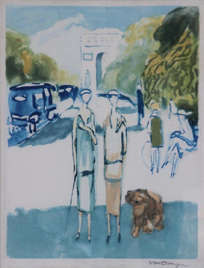 Kees VAN DONGEN (1877-1968), d'après Deux élégantes (1 of 2)