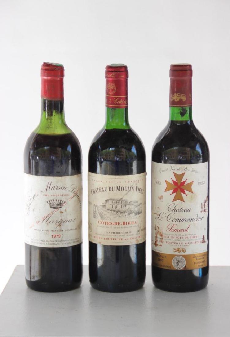 Lots de 5 bouteilles comprenant :  - 3 bouteilles de (1 of 1)